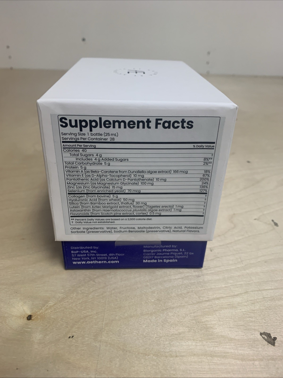 Aethern Ultimate Skincare Program Dietary Supplement 28 Bottles Drink 06/07/2025