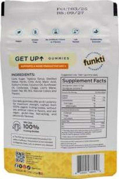 funkti Focus Mushroom Gummies, Mushroom Gummies for Adults, 1 Per Day – Max with