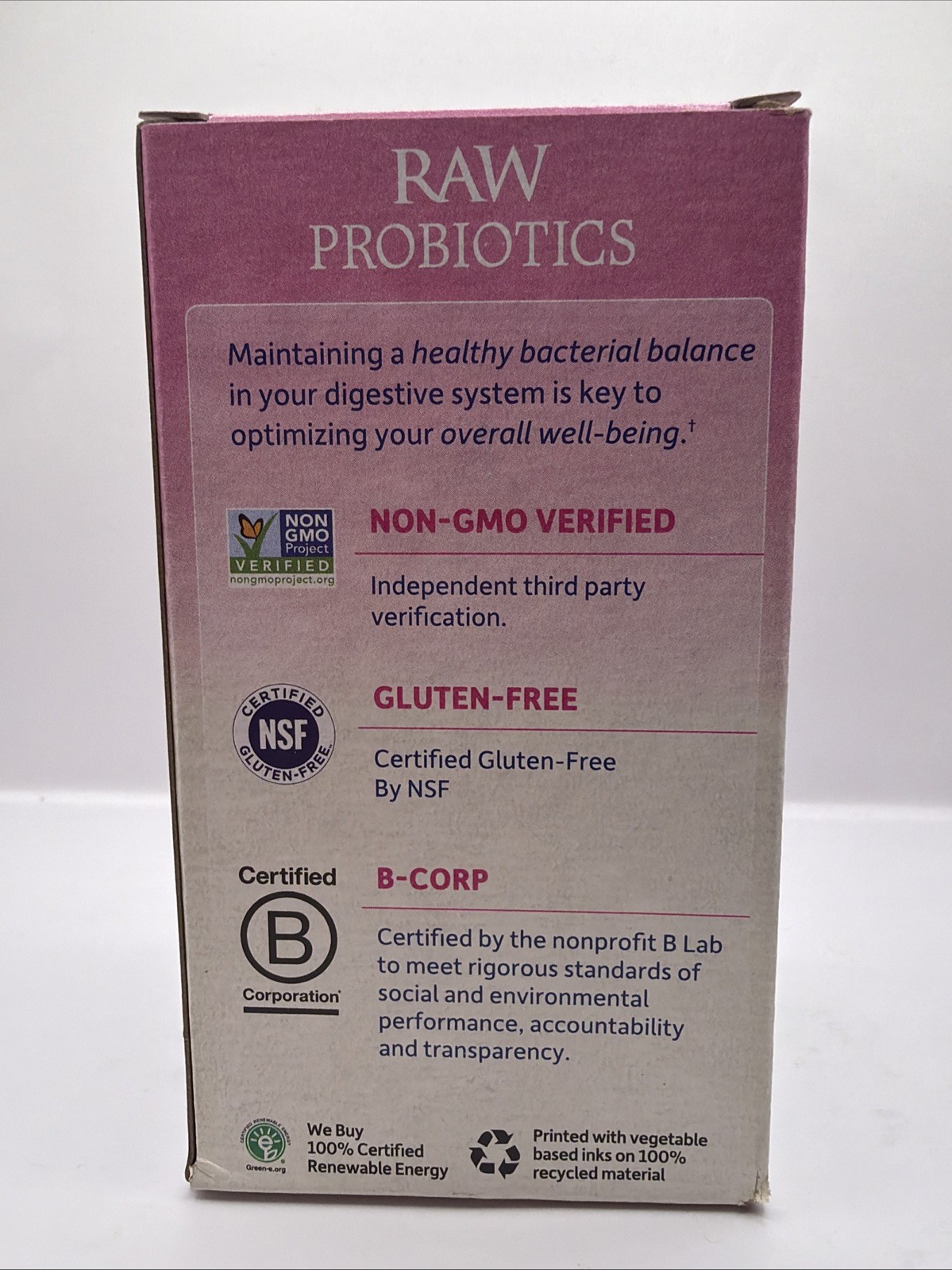 Garden of Life RAW Probiotics Women 50 & Wiser 85 Billion 90 caps Exp: 12/2027