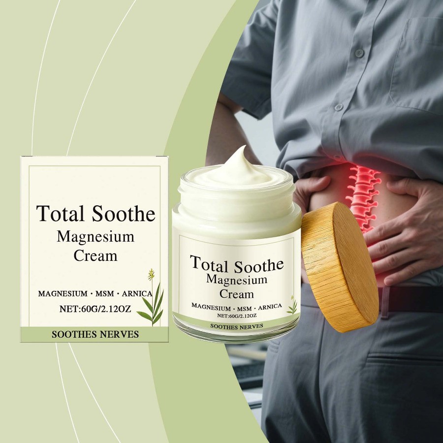 Total Soothe Magnesium Cream Total Relief Magnesium Creams Nerve Pain Relief~
