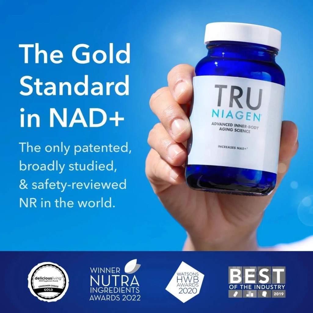 3 Pack TRU NIAGEN 300mg NAD Niagen Dietary Supplement Daily Oral Capsule Formula