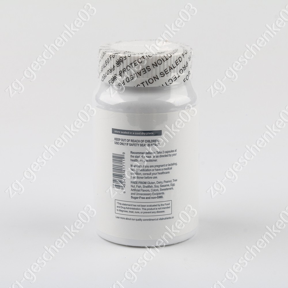 Vital Nutrients Pancreatic Enzymes 1000Mg (Full Strength) | 90 Capsules (2 pack)