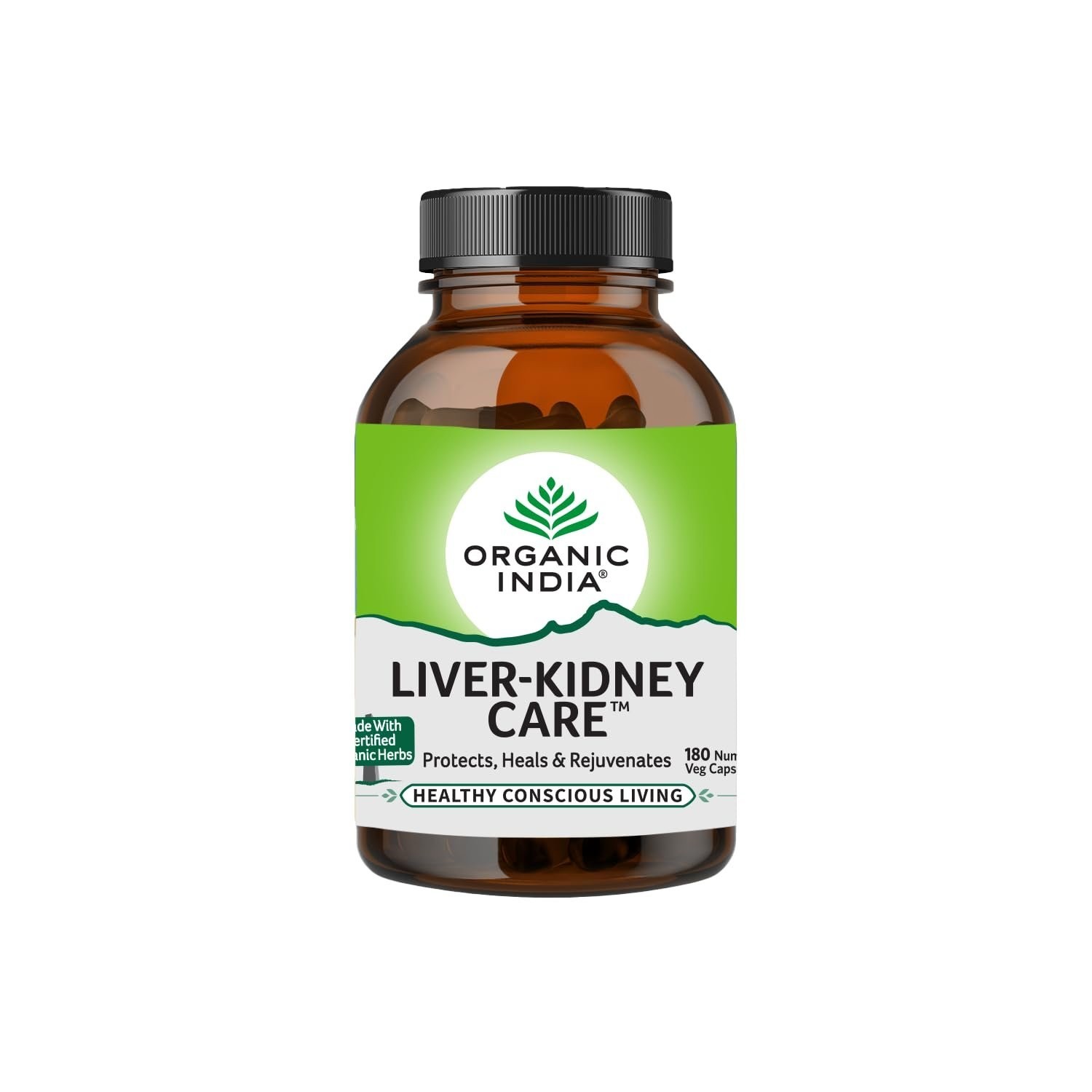 ORGANIC INDIA Liver Kidney Exp.2025 OFFICIALLY USA 5 BOX 300 CAPS Care Health