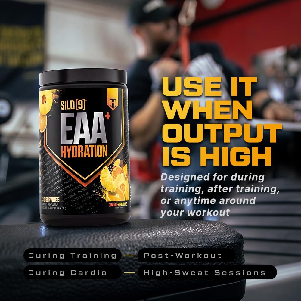 Hosstile Silo9 Eaa Amino Acids Electrolytes Eaa Bcaa Intra Workout Workout