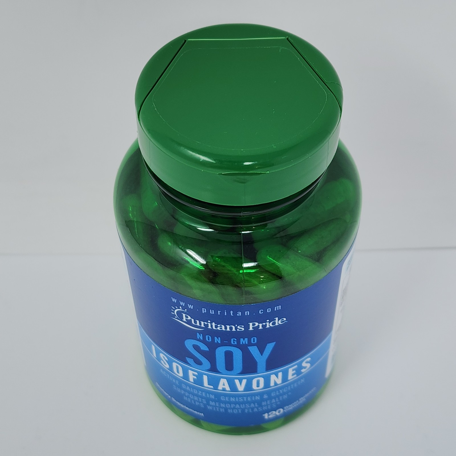 Puritan’s Pride Soy Isoflavones 750 mg, 120 Capsules Each (2 Pack) Exp 07/2027