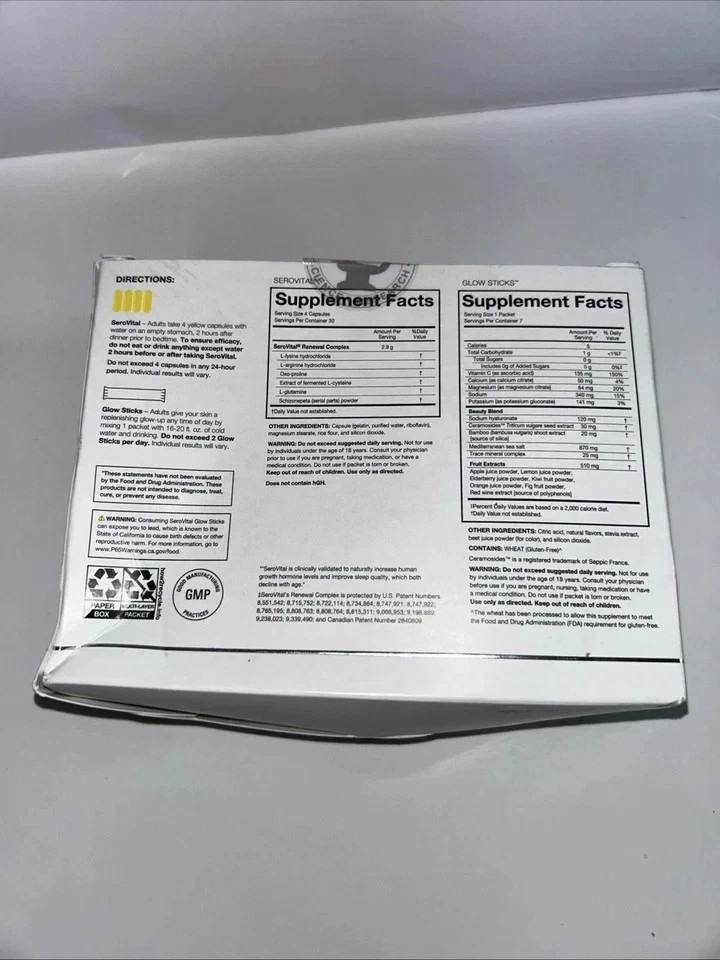 SeroVital Reverse The Signs of Aging Dietary Supplement – 120 Capsules