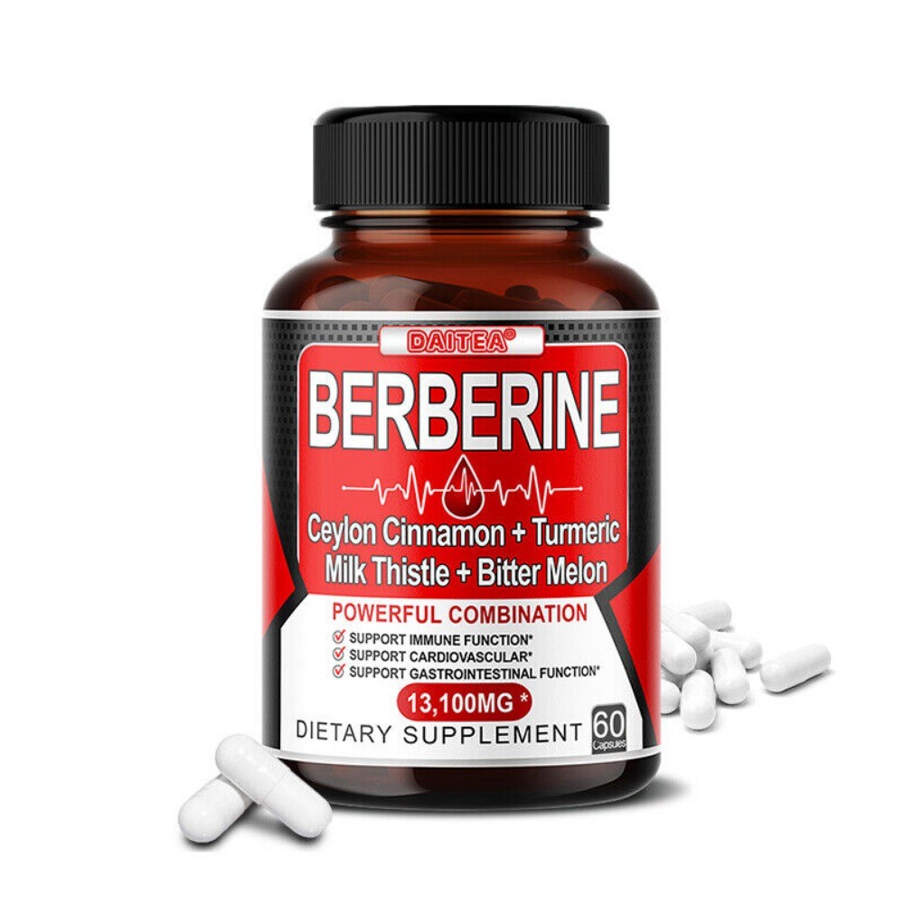 BERBERINE Support Gastrointestinal and Healthy Cholesterol Level Immune Booster
