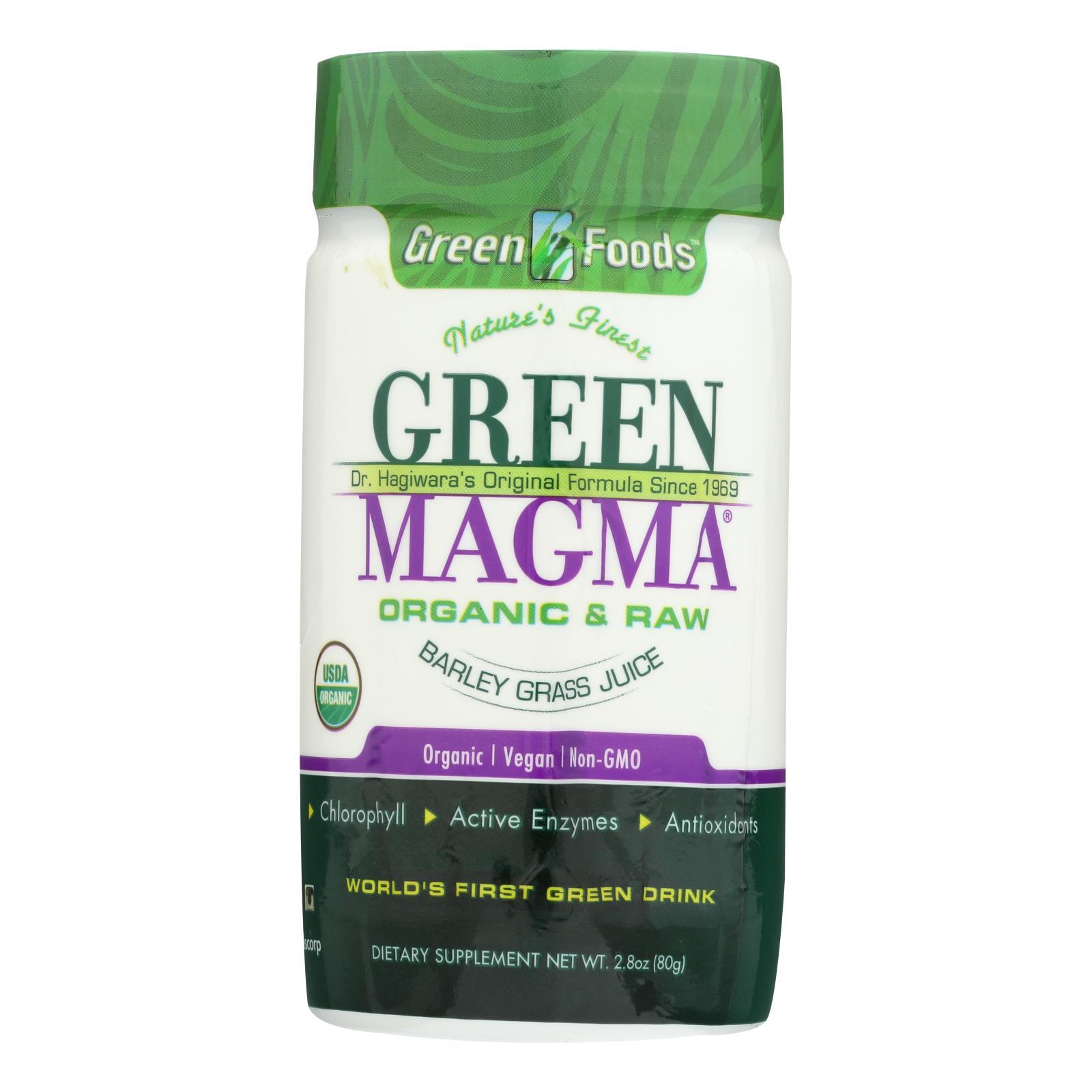 Green Foods Dr Hagiwara Green Magma Barley Grass Juice Powder – 2.8 oz