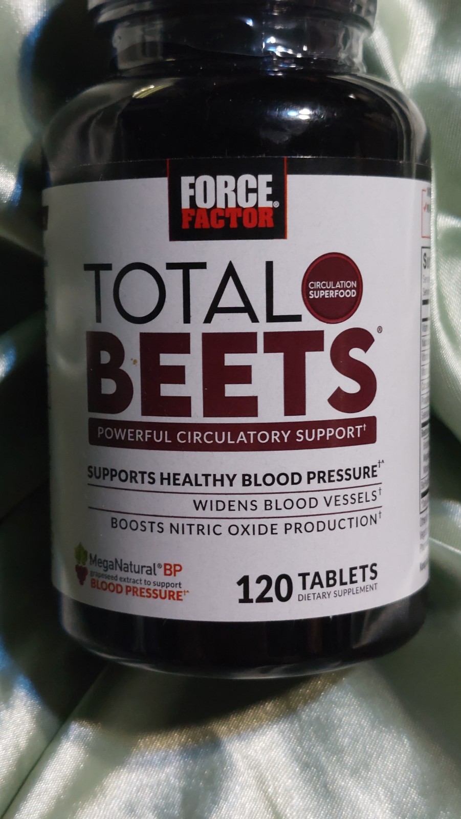 Total Beets Circulation Superfood Beet Root with Blood Pressure Support 120ct