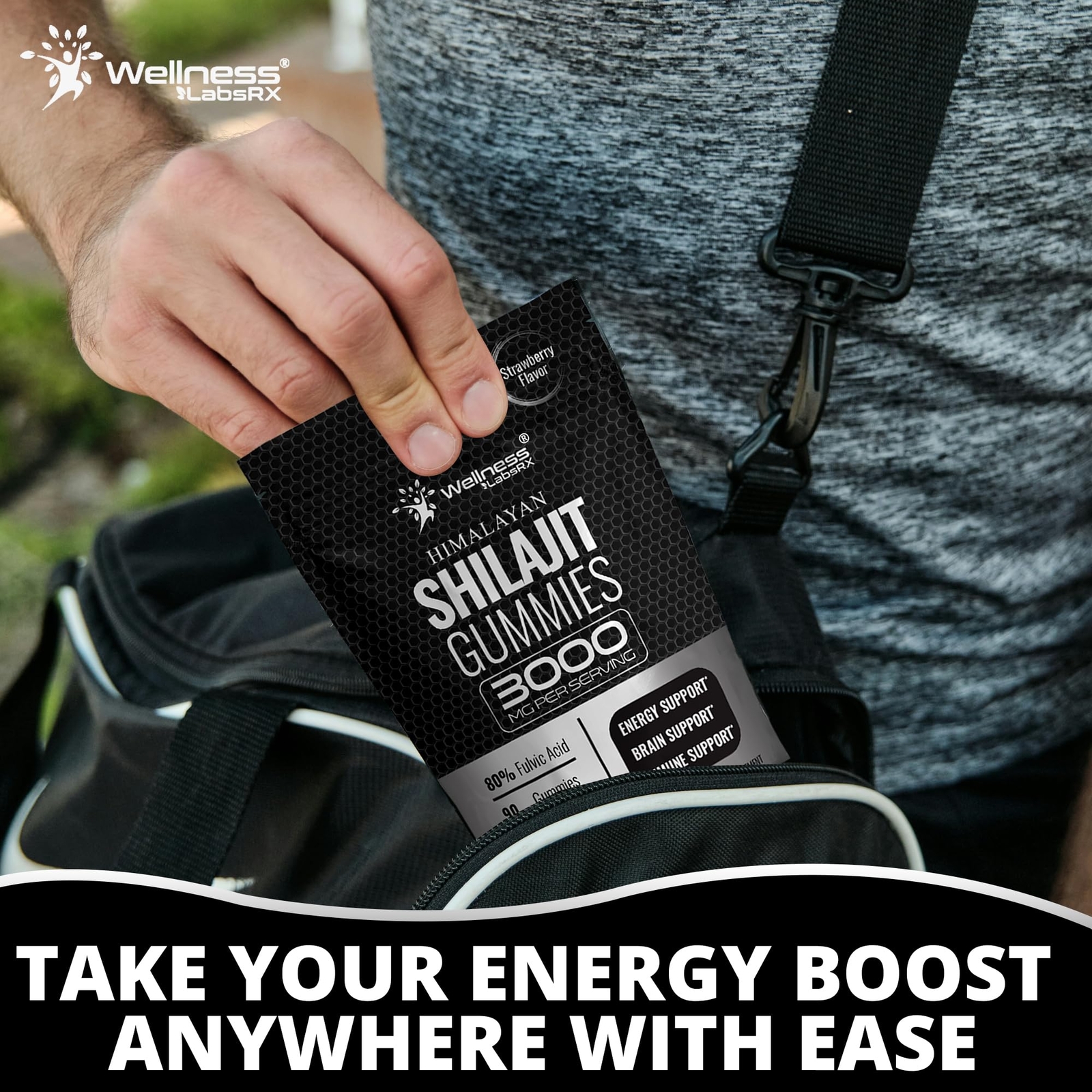Shilajit Gummies for Men – 3000mg Pure Himalayan Shilajit for Women Keto-Frie…
