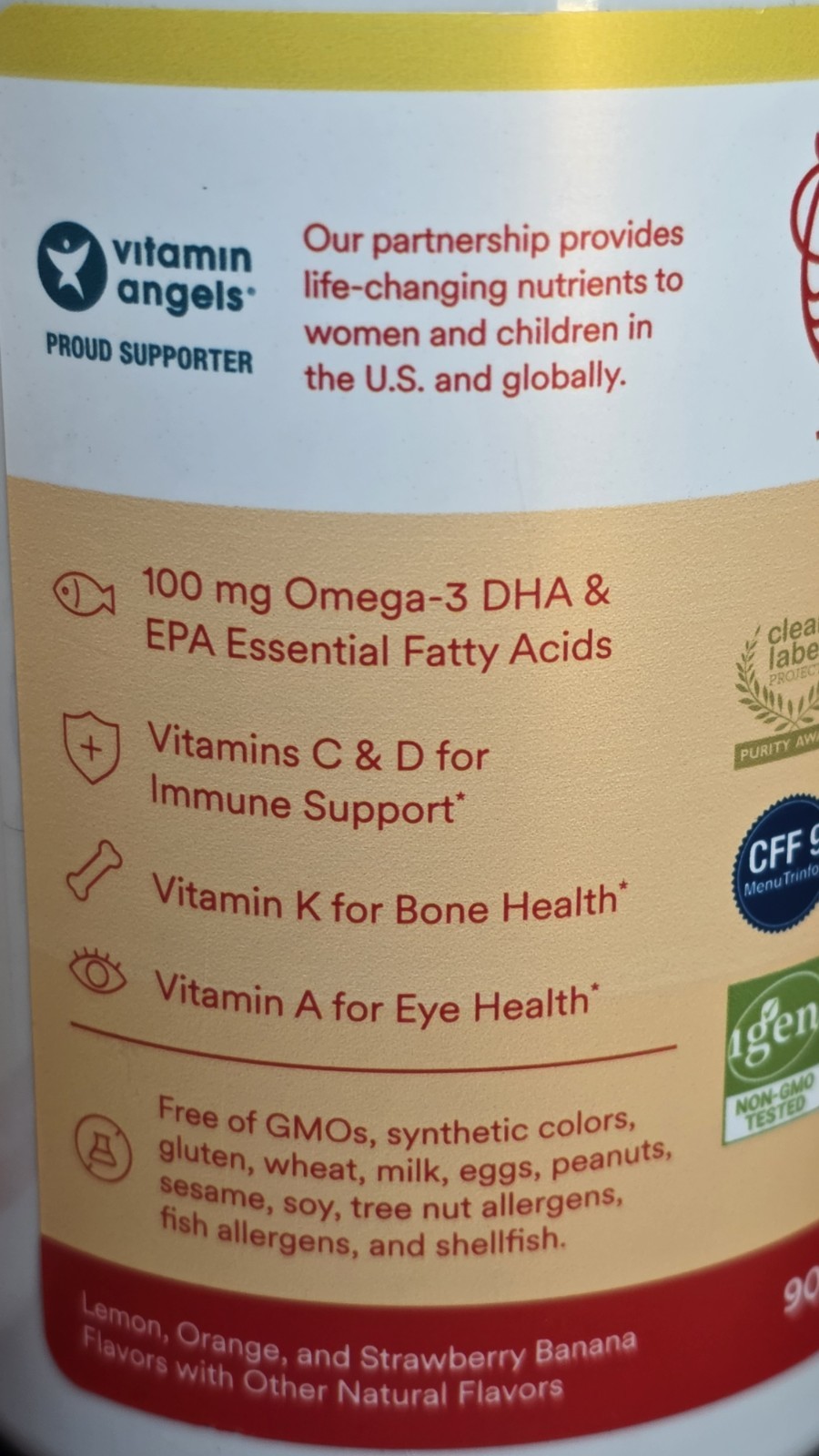 3 Pack Original SmartyPants Kids Multi & Omegas Dietary Supplement Made in USA