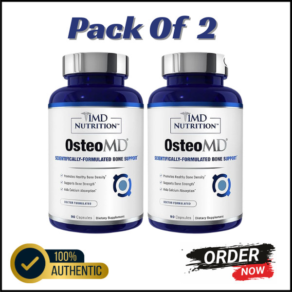 1MD Nutrition OsteoMD Bone Health Support 90 Softgels Pack of 2