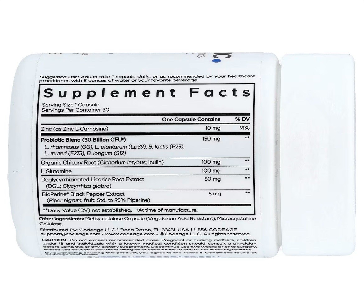 Daily Synbiotic, 30 Vegetable Capsules