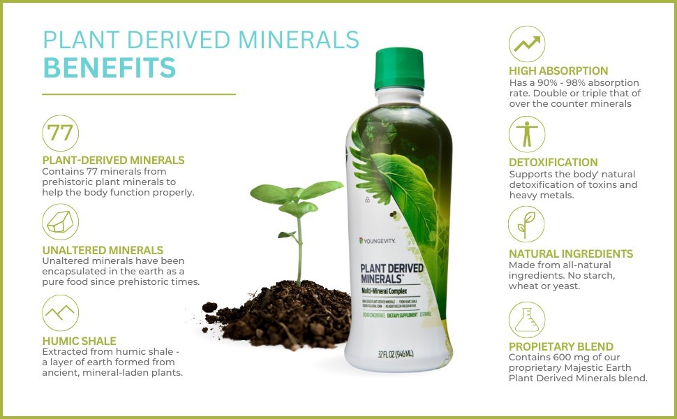 Youngevity Dr. Wallach Plant Derived Minerals – 3 Pack