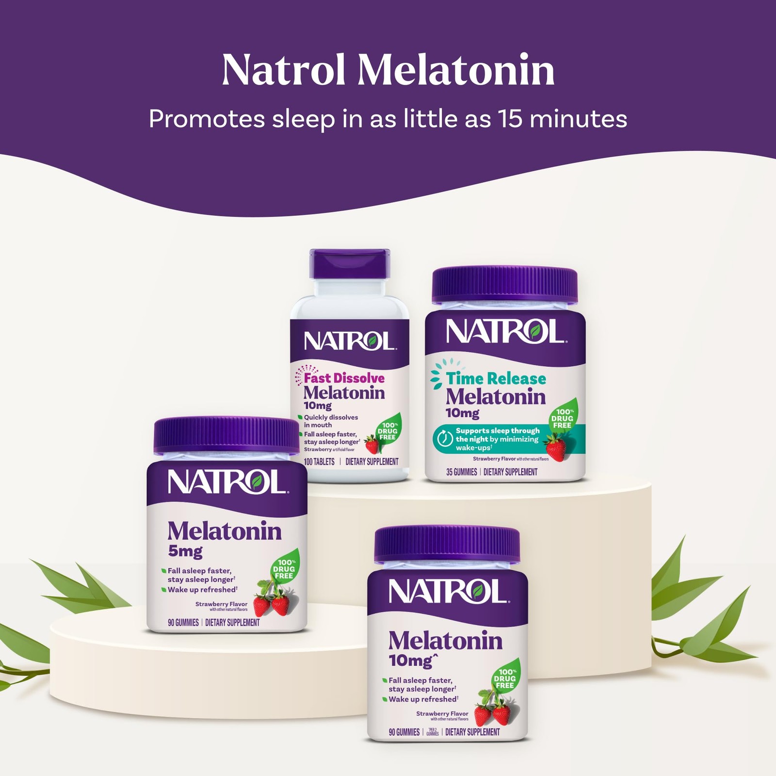 Natrol Melatonin 10 Mg Time Release, Dietary 100 Count (Pack of 1), No Color