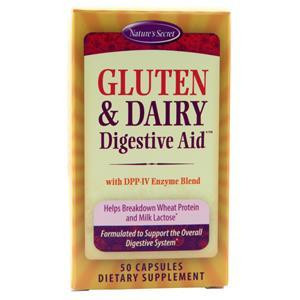 Nature’s Secret Gluten & Dairy Digestive Aid 50 caps