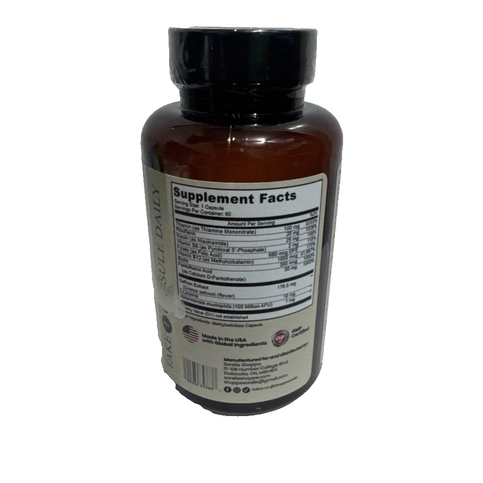 Gut Health & Metabolism Support 60 Capsules BB: 06/2028