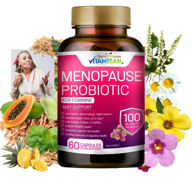 Balance For Women Menopause PMS Relief Hot Flashes Supplement Pills Probiotic