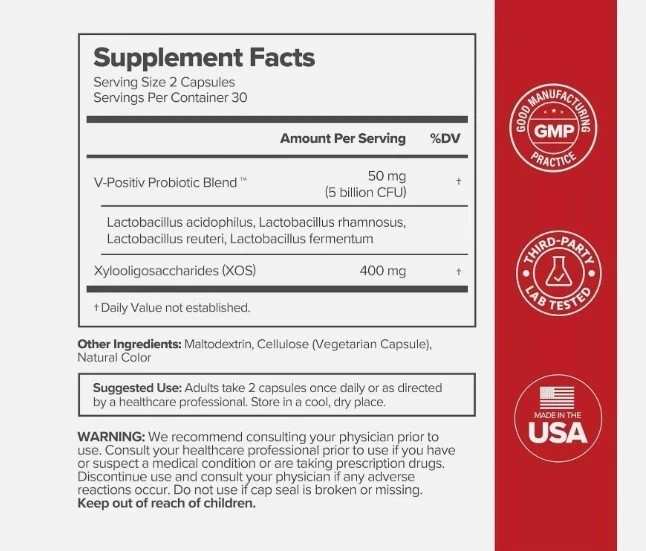 2PACK URO O Positiv Vaginal Probiotics for Women pH Balance w/ Prebiotic New