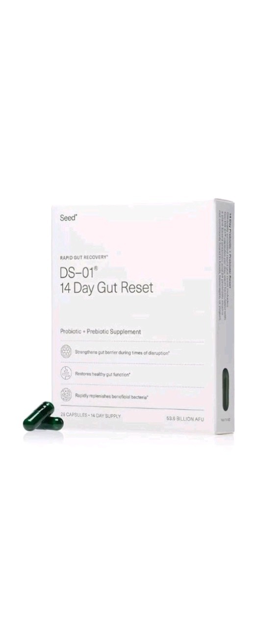 8 Boxes of Seed DS-01 Rapid Gut Recovery 14 Day Gut Reset w Probiotic Probiotic