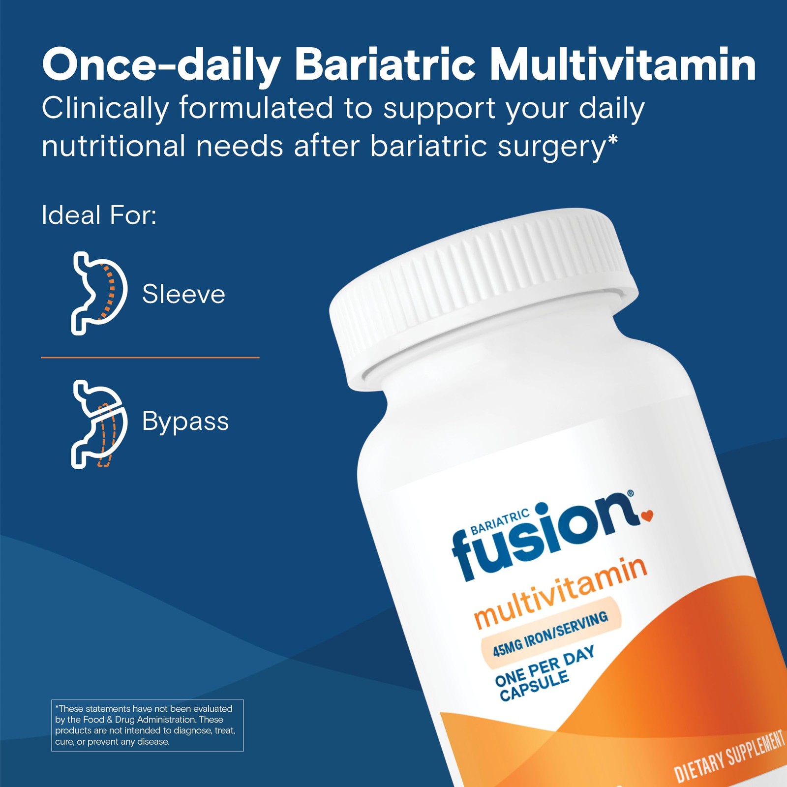 Bariatric Fusion One Per Day Multivitamin with 30 Count (Pack of 1)