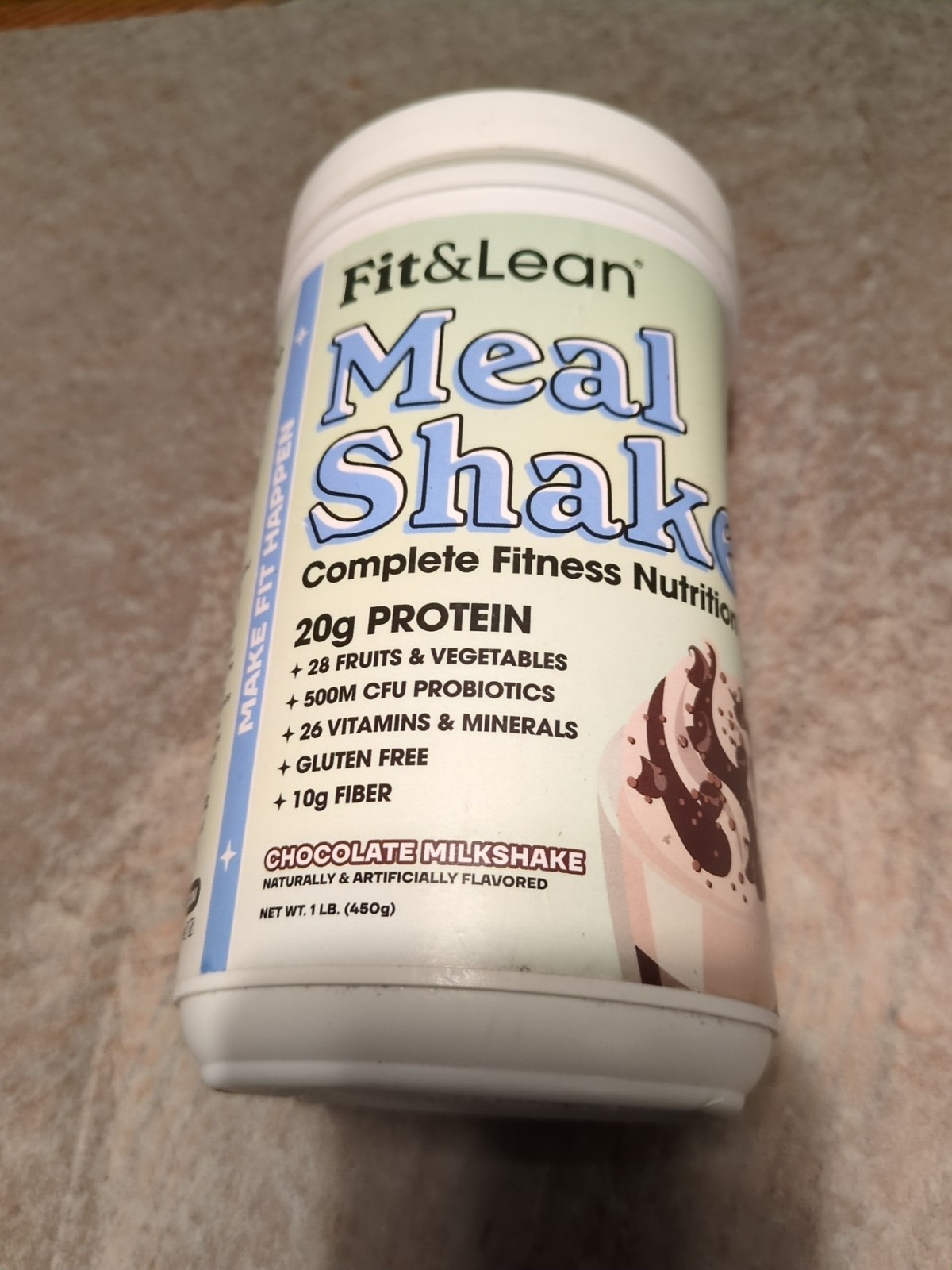 Fit & Lean Meal Shake, Fat Burning 16 Ounce Chocolate Milkshake 7/27