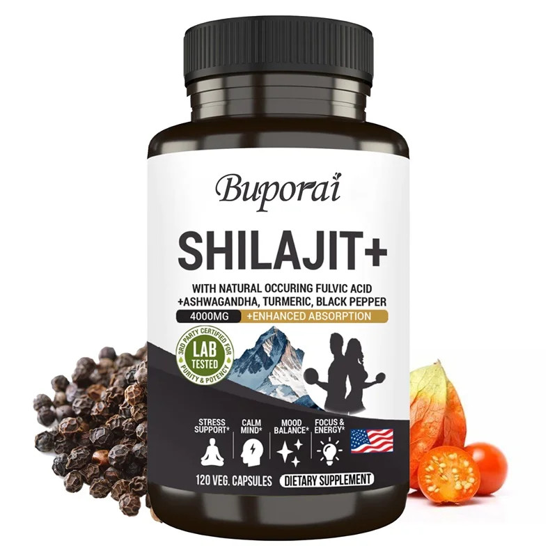 Shilajit+ 120pcs, Muscle Recovery and Strength, Support Digestive System Health