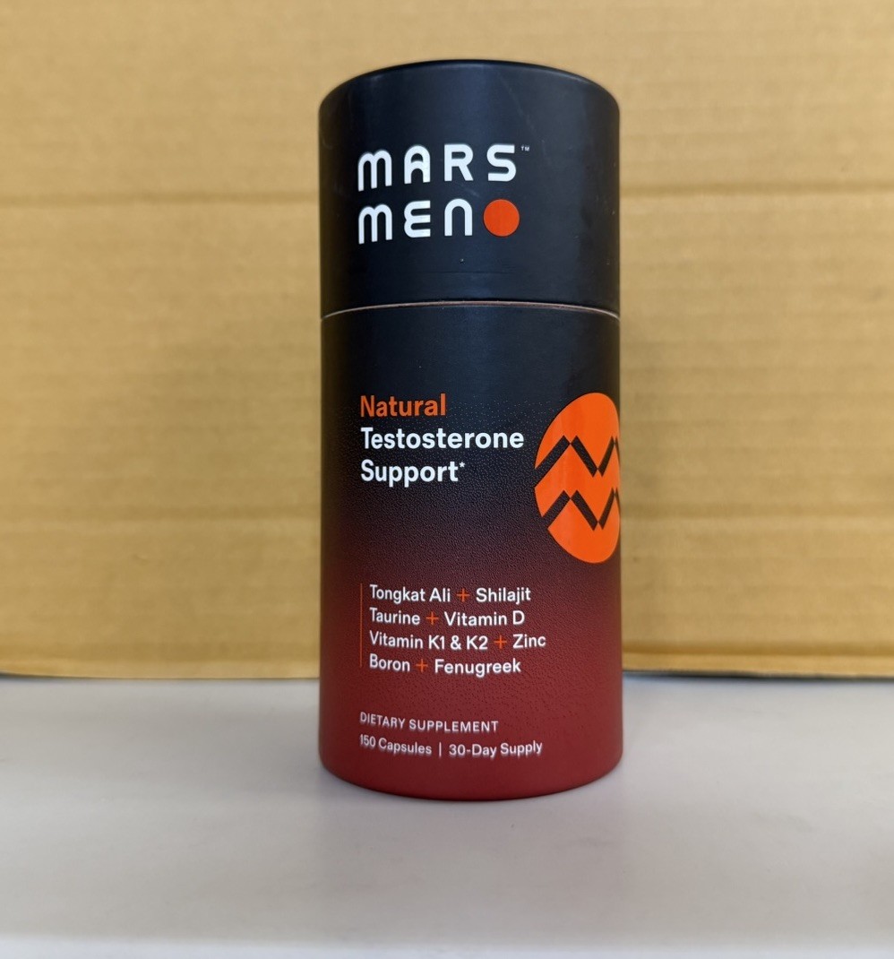 MARS MEN Testosterone Booster Men Natural Supplement Premium BB 12/28 NEW