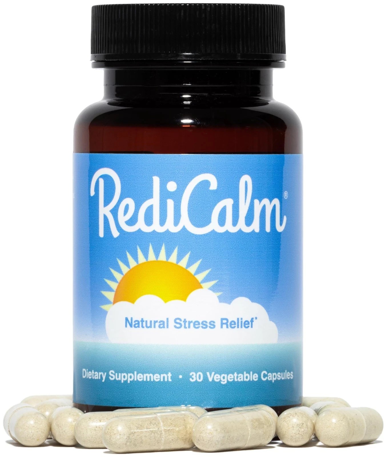 Stress Relief Supplement Natural Non GMO Vegan Gluten Free RediCalm