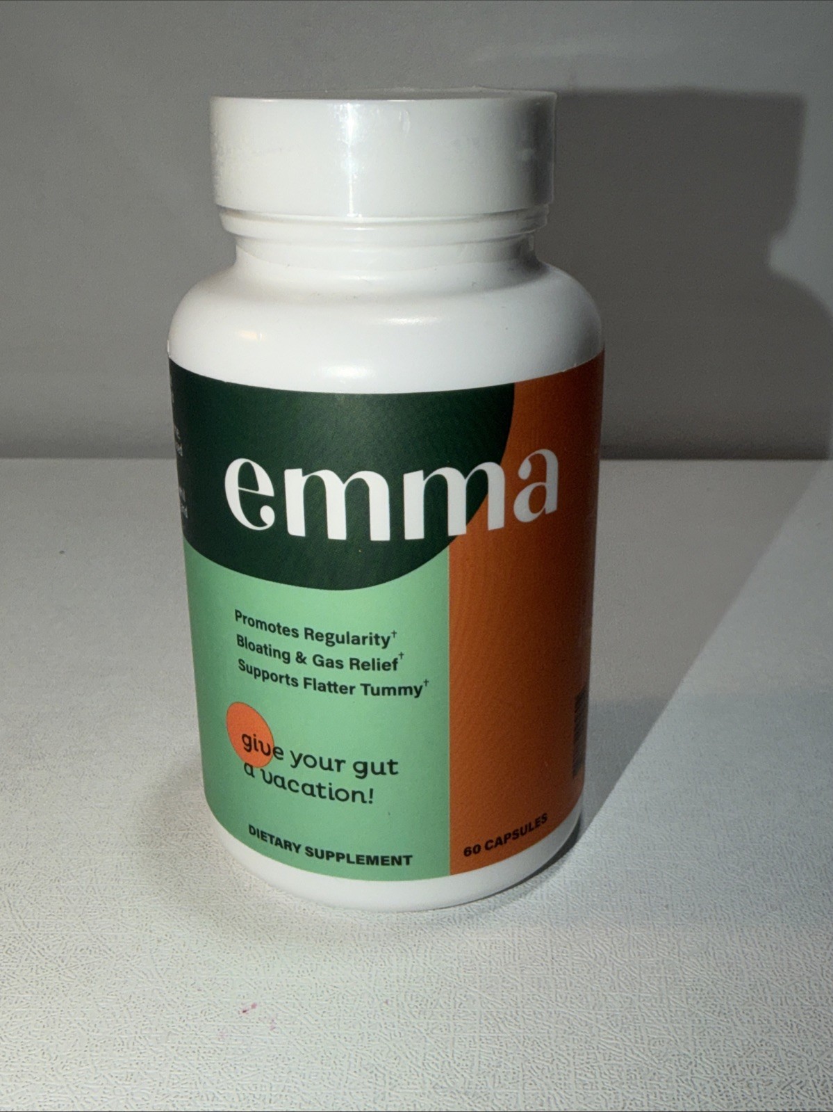 Emma Gut Health Daily Digestive Supplement Bloating & Gas Relief 60 Capsules New