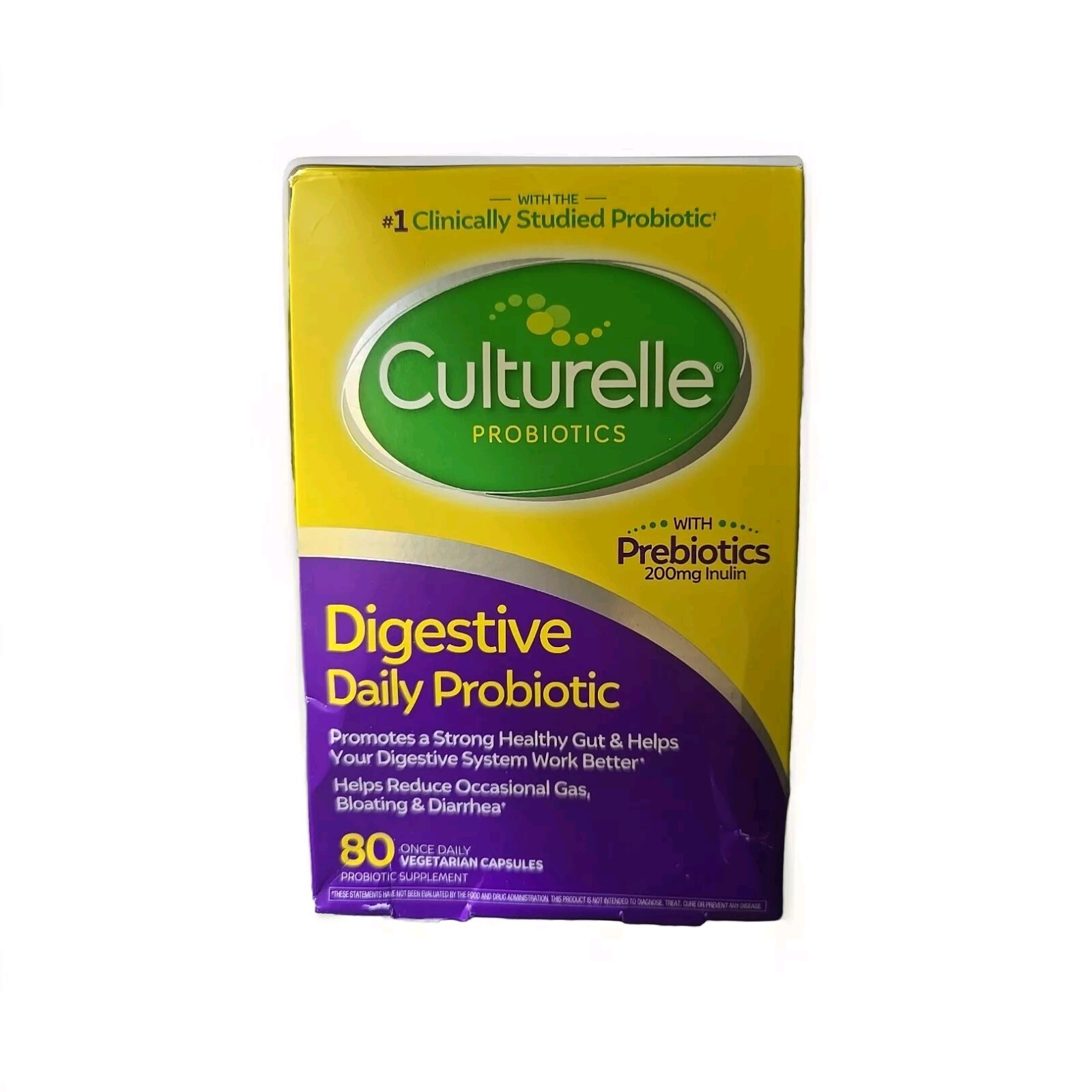 Culturelle Digestive Health Daily Probiotic 80 Capsules Exp 8/2026