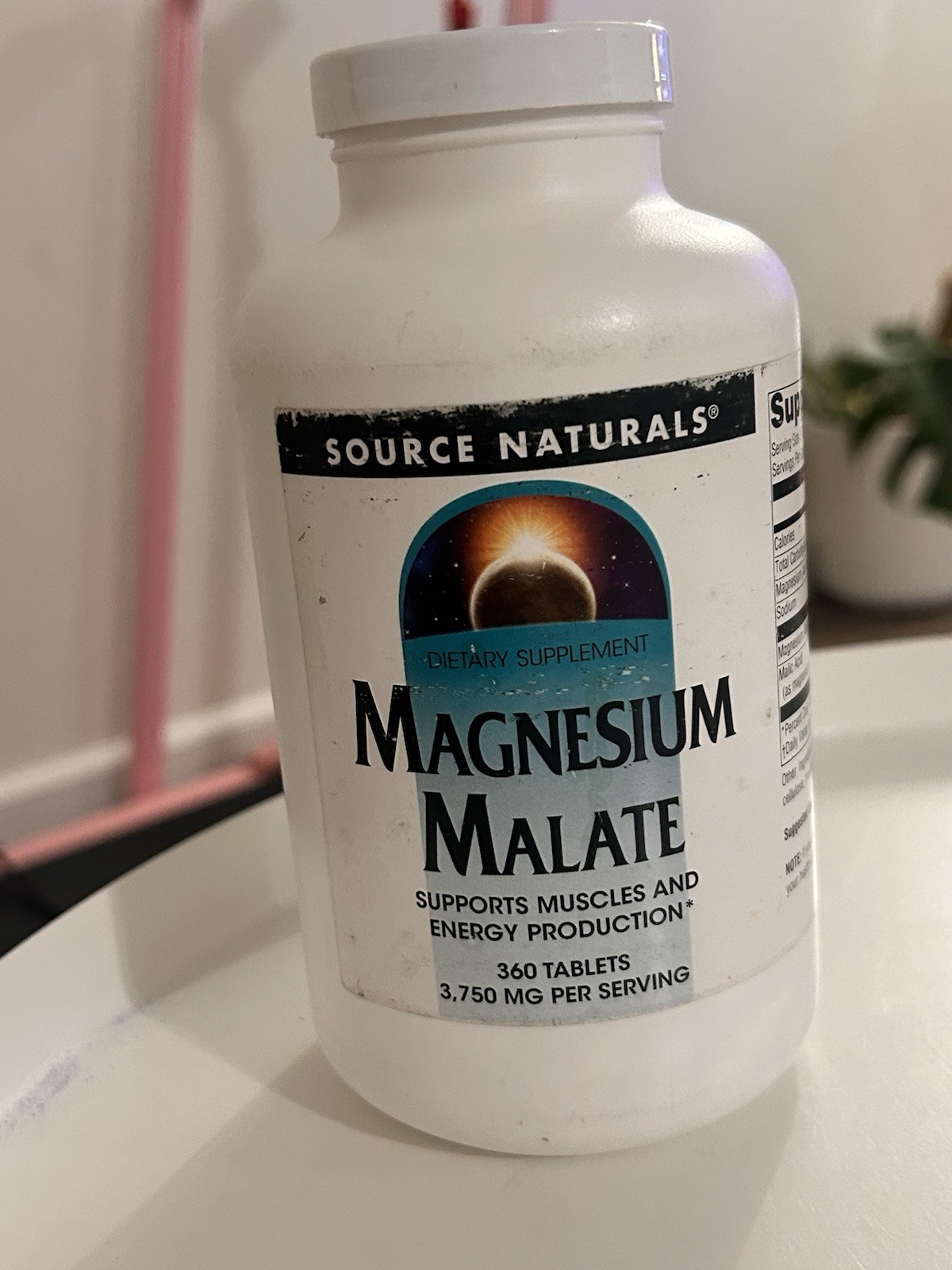 Source Naturals Magnesium Malate 360 Tablets – Muscle & Energy Support