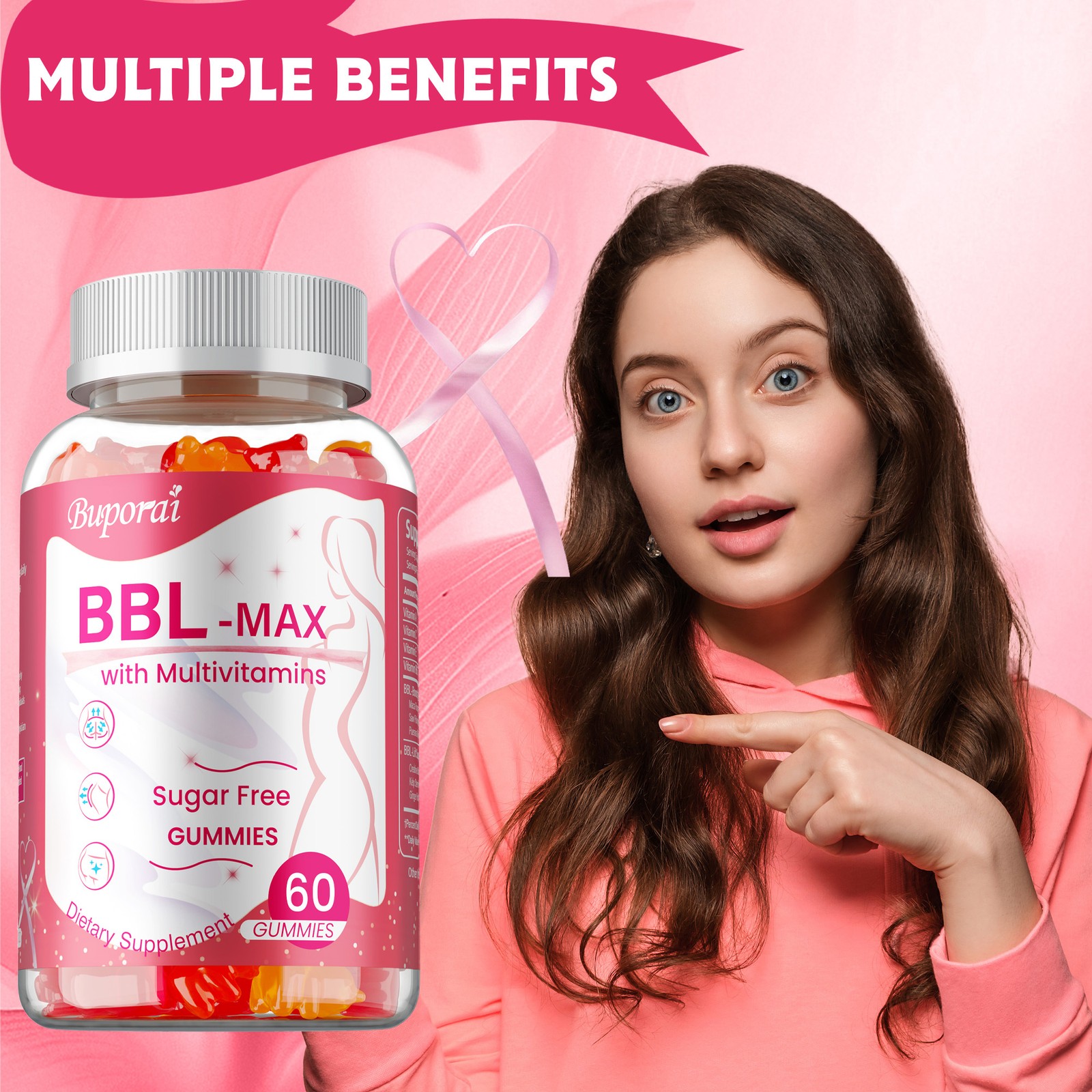BBL -MAX Gummies – Lift and Firm Your Buttocks, Sculpting Your Hip Curves