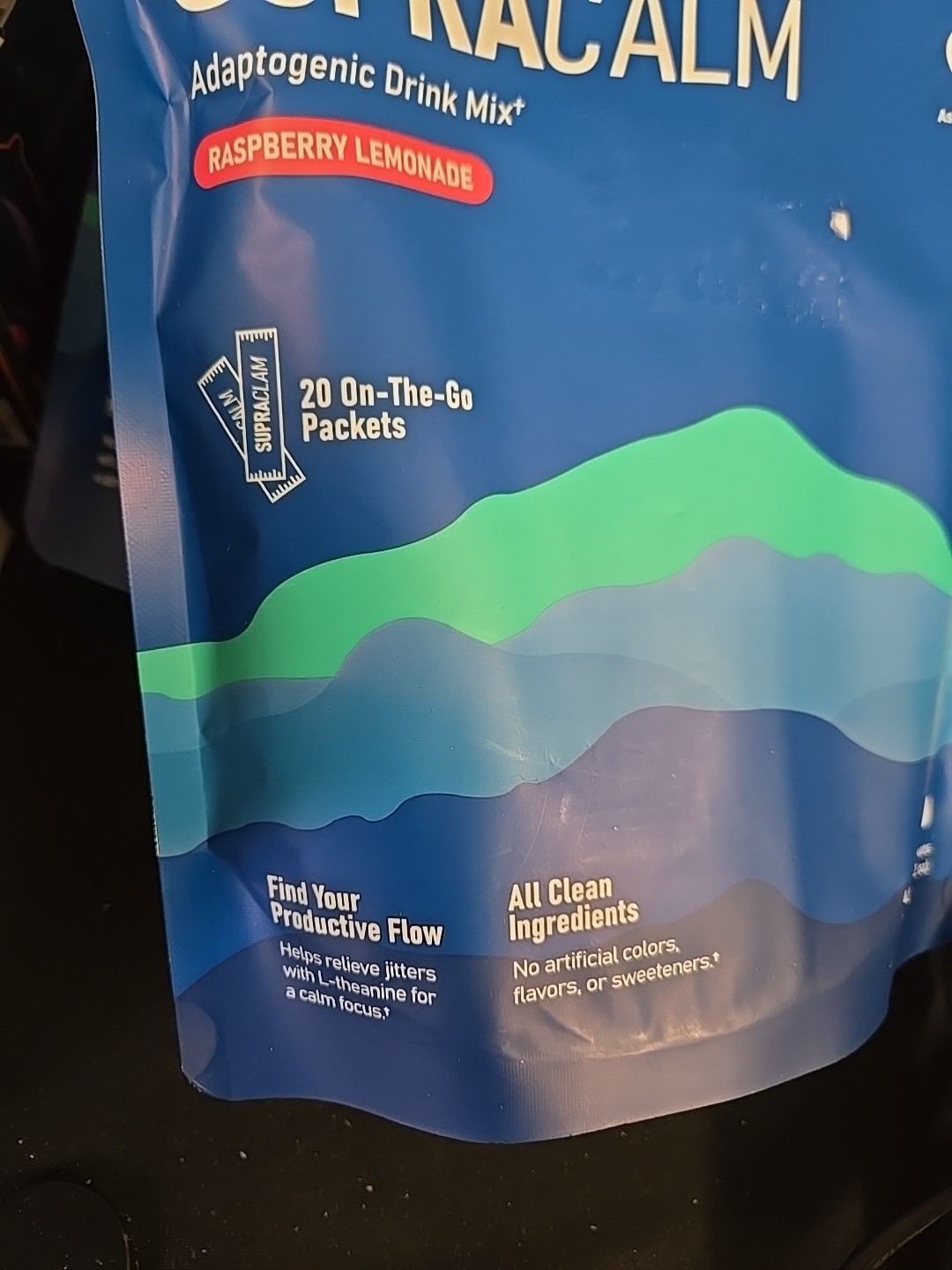 SupraCalm Powdered Drink Mix (Zero Sugar) (Exp. 7/26) (Raspberry Lemonde)