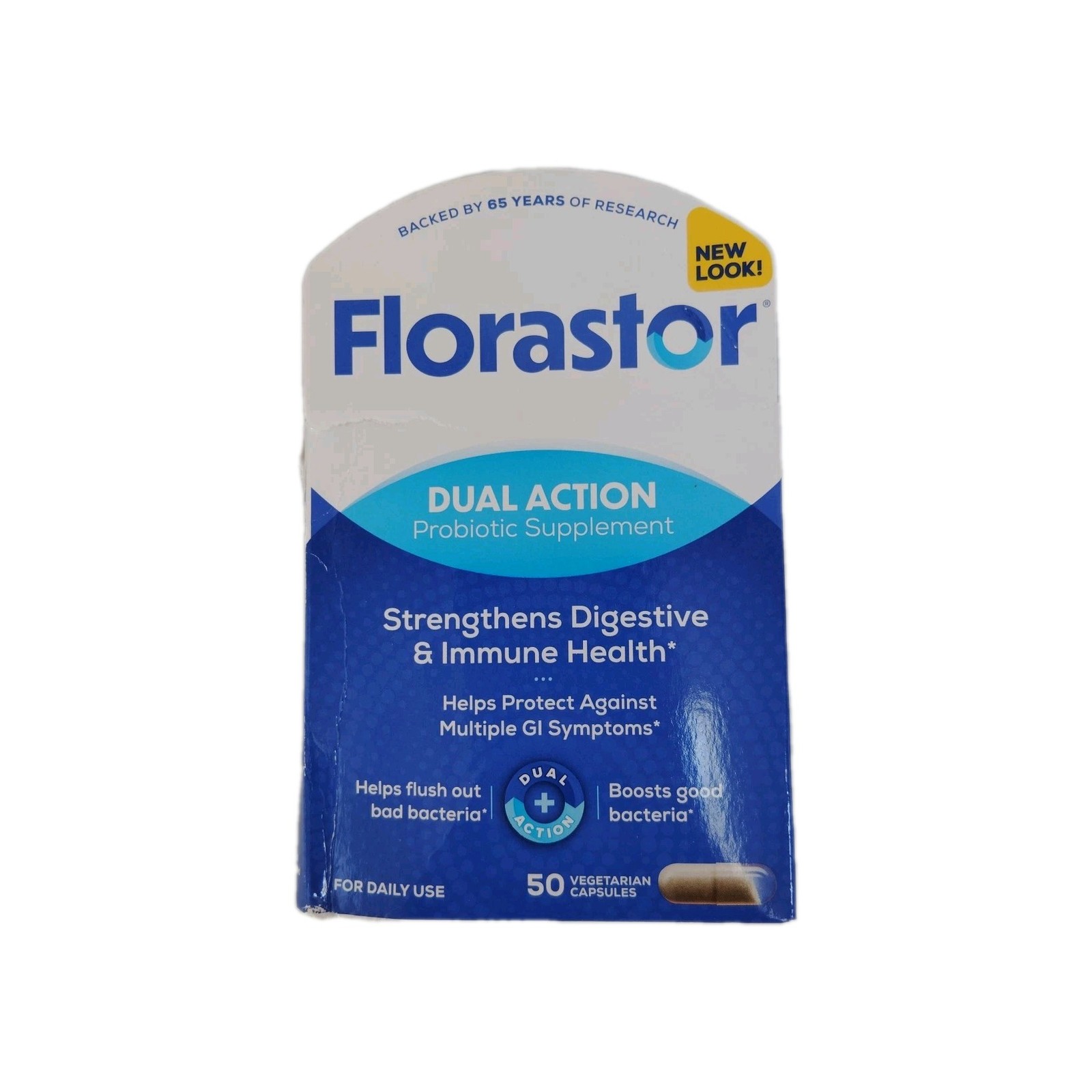 Florastor 250mg Probiotic Supplements Capsules -50 Veg Caps Exp 11/2026+