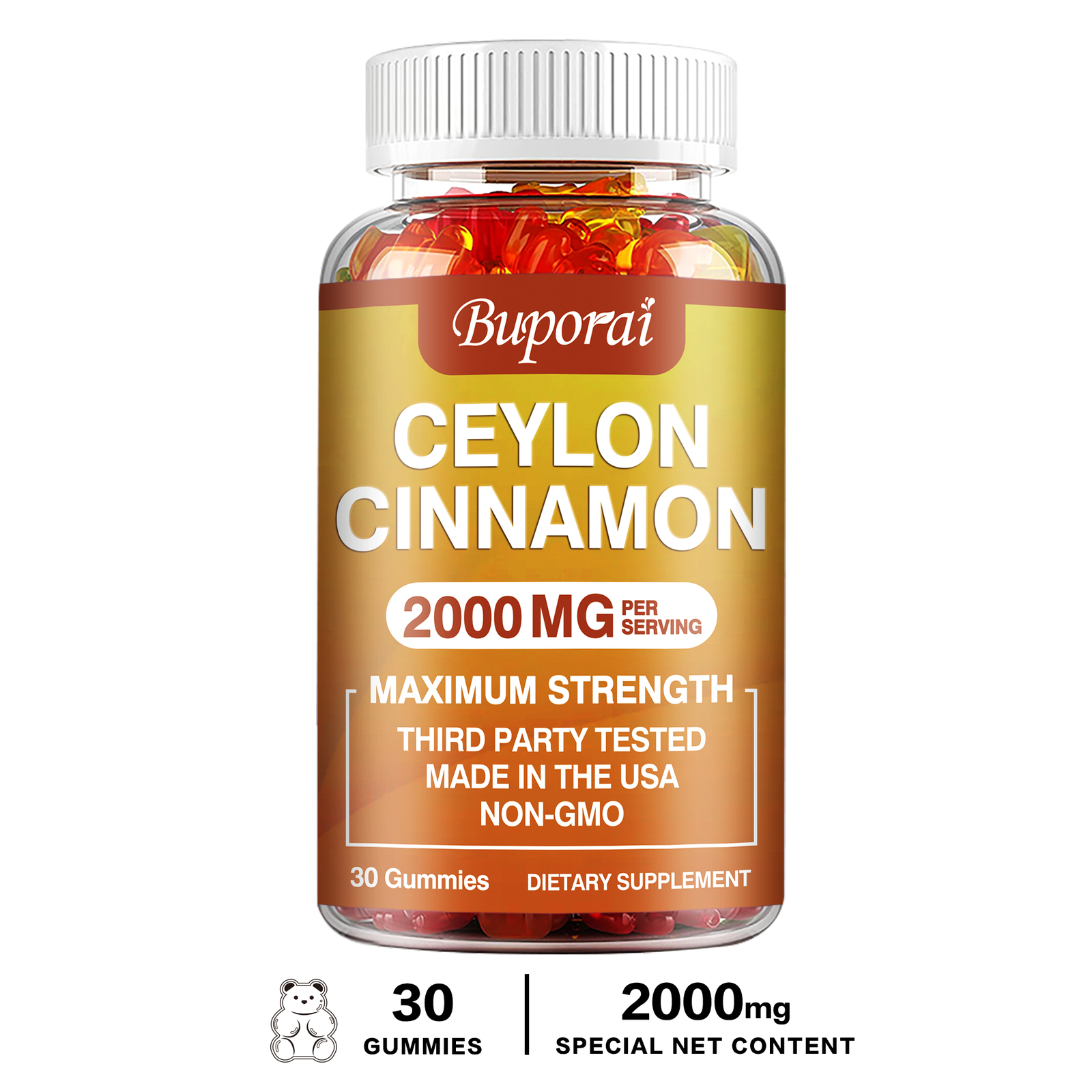 Ceylon Cinnamon 2000mg – Supports Heart Health & Immunity, Blood Sugar Health
