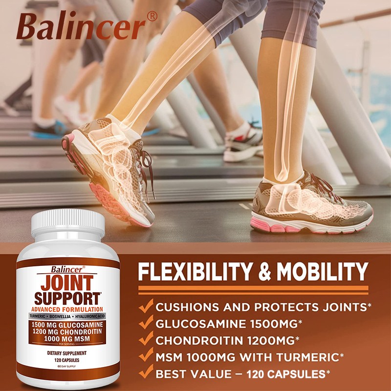 Glucosamine Chondroitin Turmeric MSM Triple Strength Bone Joint 120 Pills US
