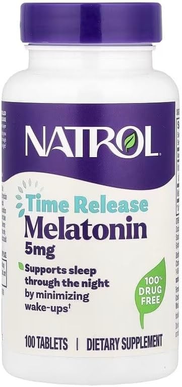 Natrol Melatonin 5mg Fast Dissolve Strawberry Flavor Tablets 90 Ct Long Expiry
