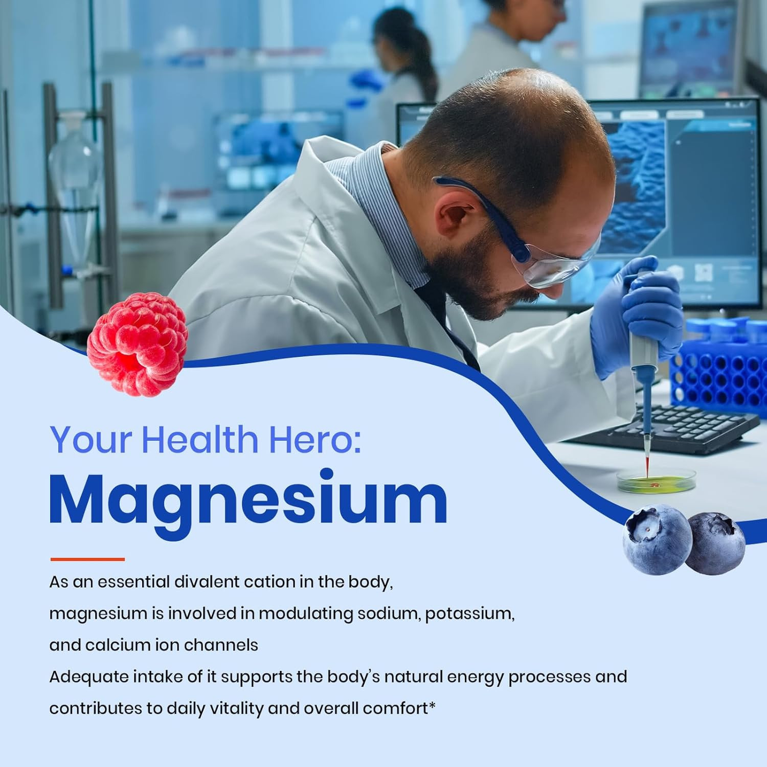 VEV Magnesium Citrate and Glycinate Gummies for Adults 14 in 1 Magnesium and d3,
