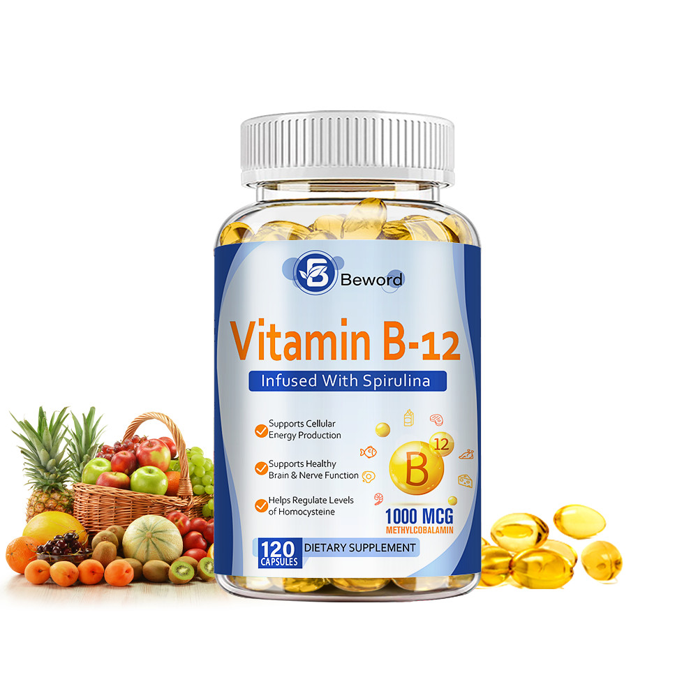 Vitamin B12 1000mcg High Strength Nervous System Support 120 Softgels