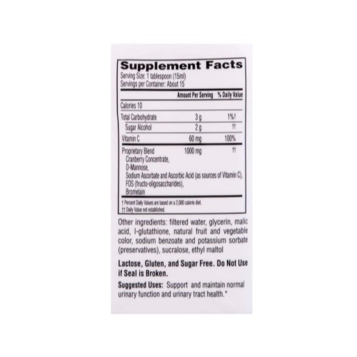2 Pack Cystex Urinary Health Cranberry Flavor 7.6Oz Each