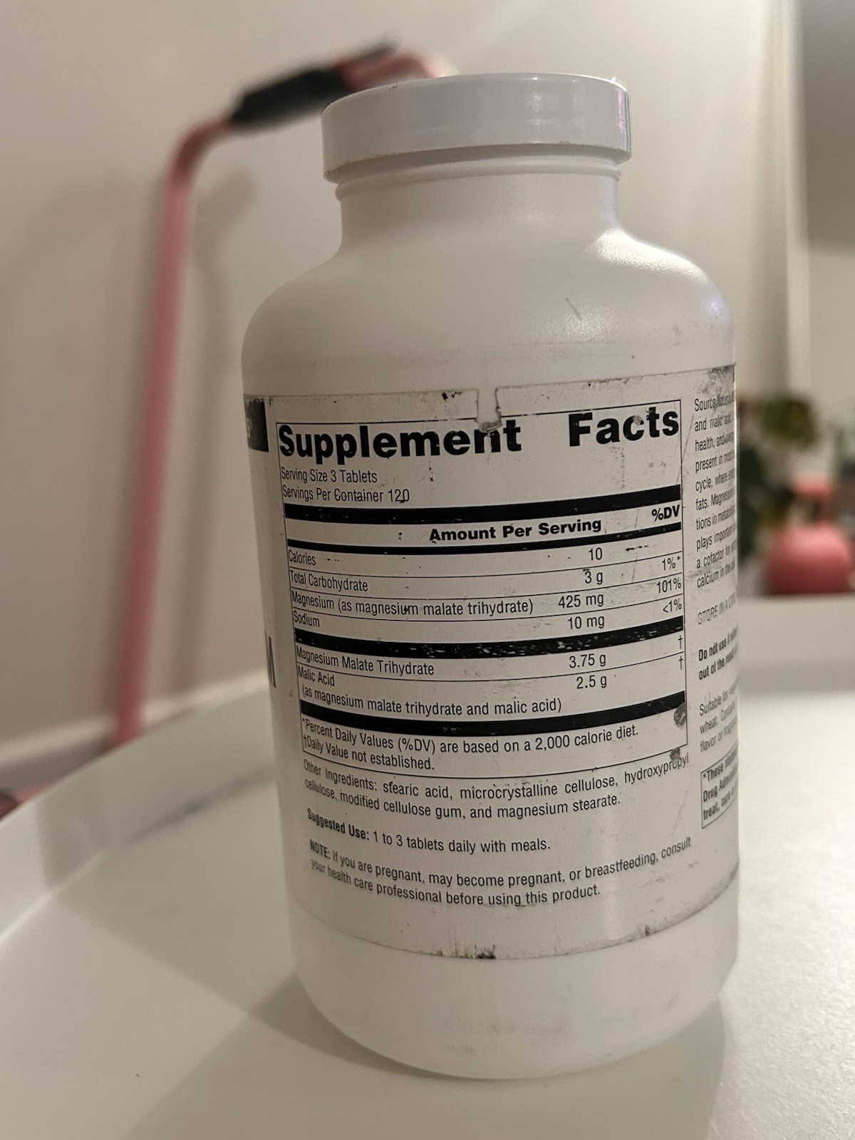 Source Naturals Magnesium Malate 360 Tablets – Muscle & Energy Support