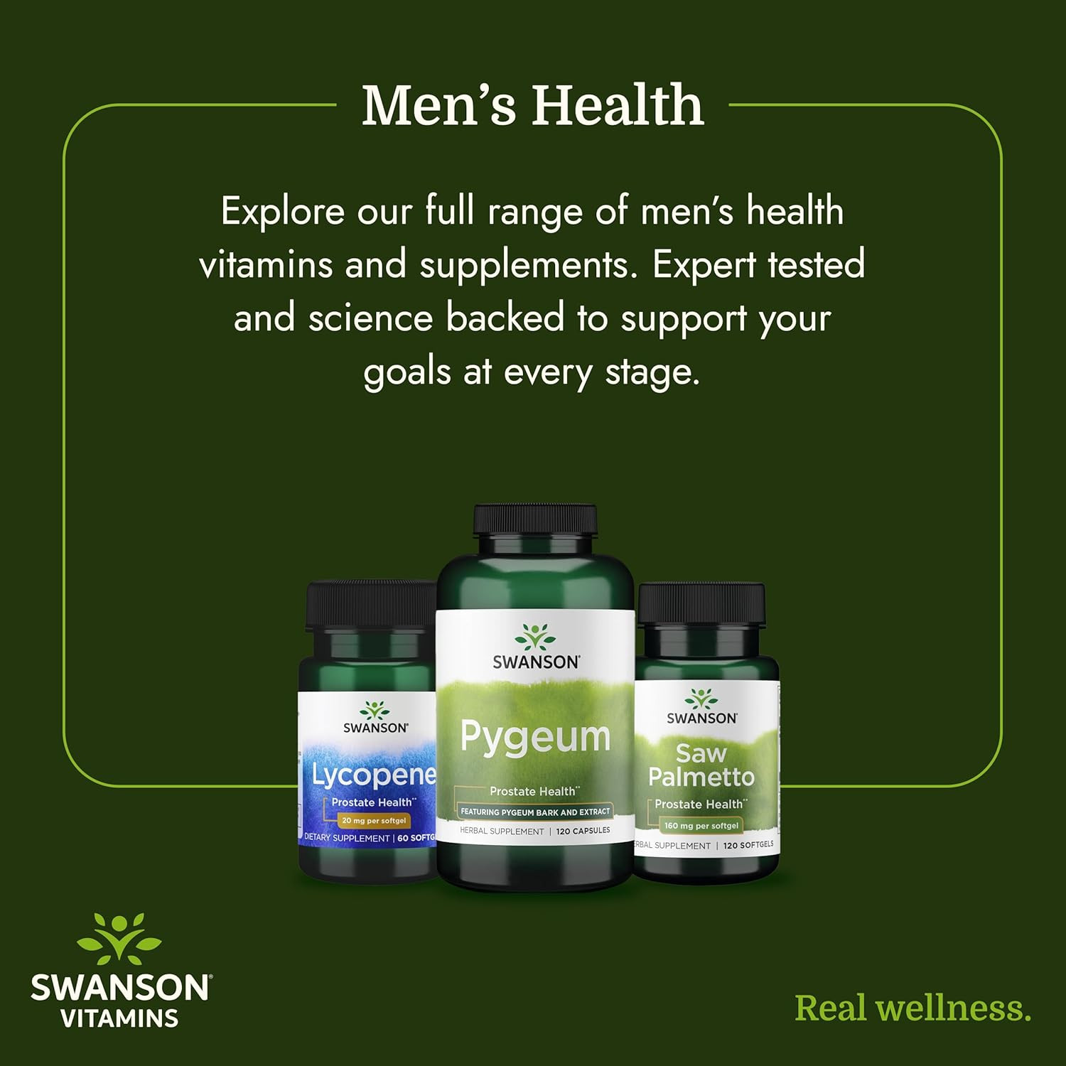 Saw Palmetto Full Spectrum Herbal Supplement for Men Seeking Prostate, Hair, and