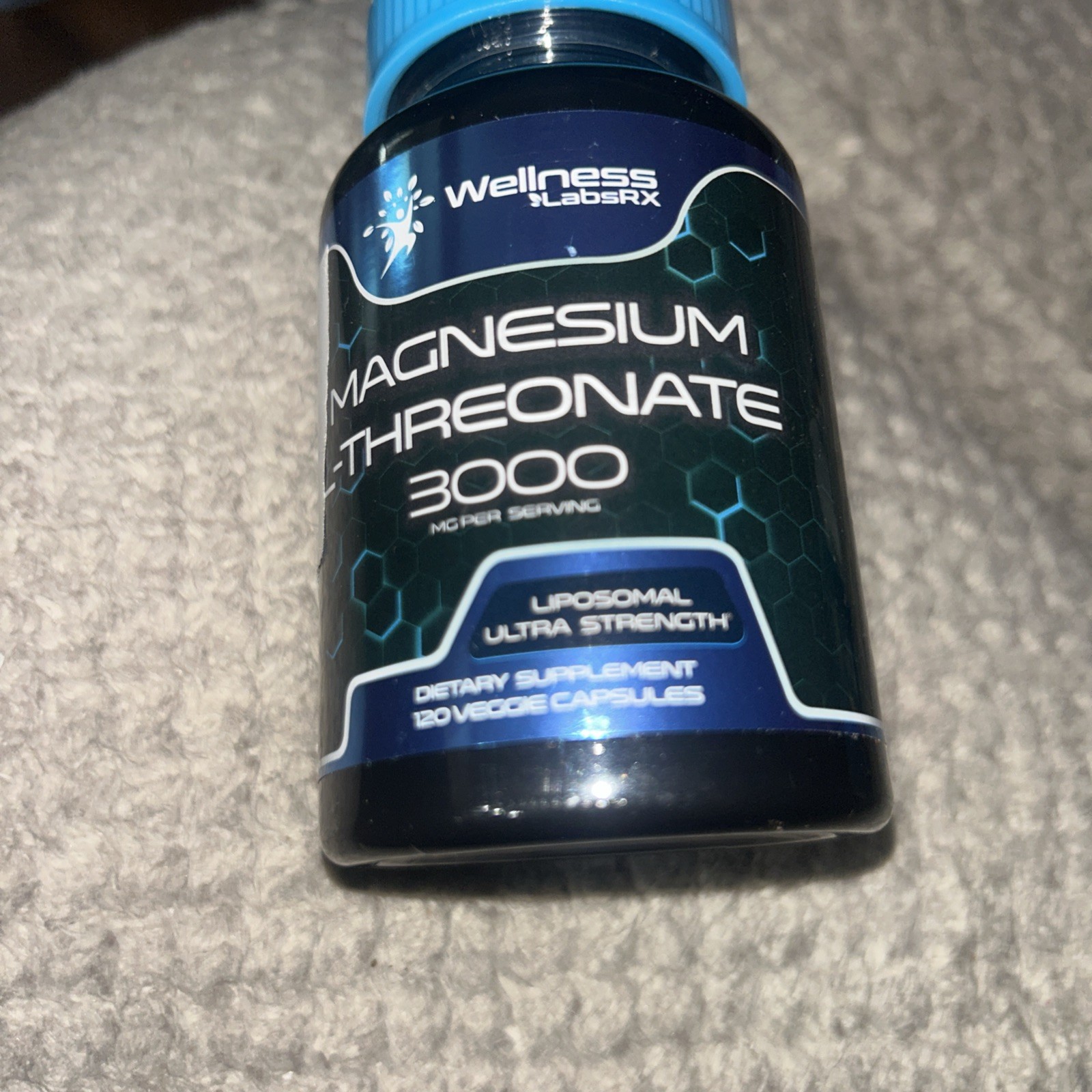 Wellness LabsRX Magnesium L-Threonate 3000 – Focus – 120 ct