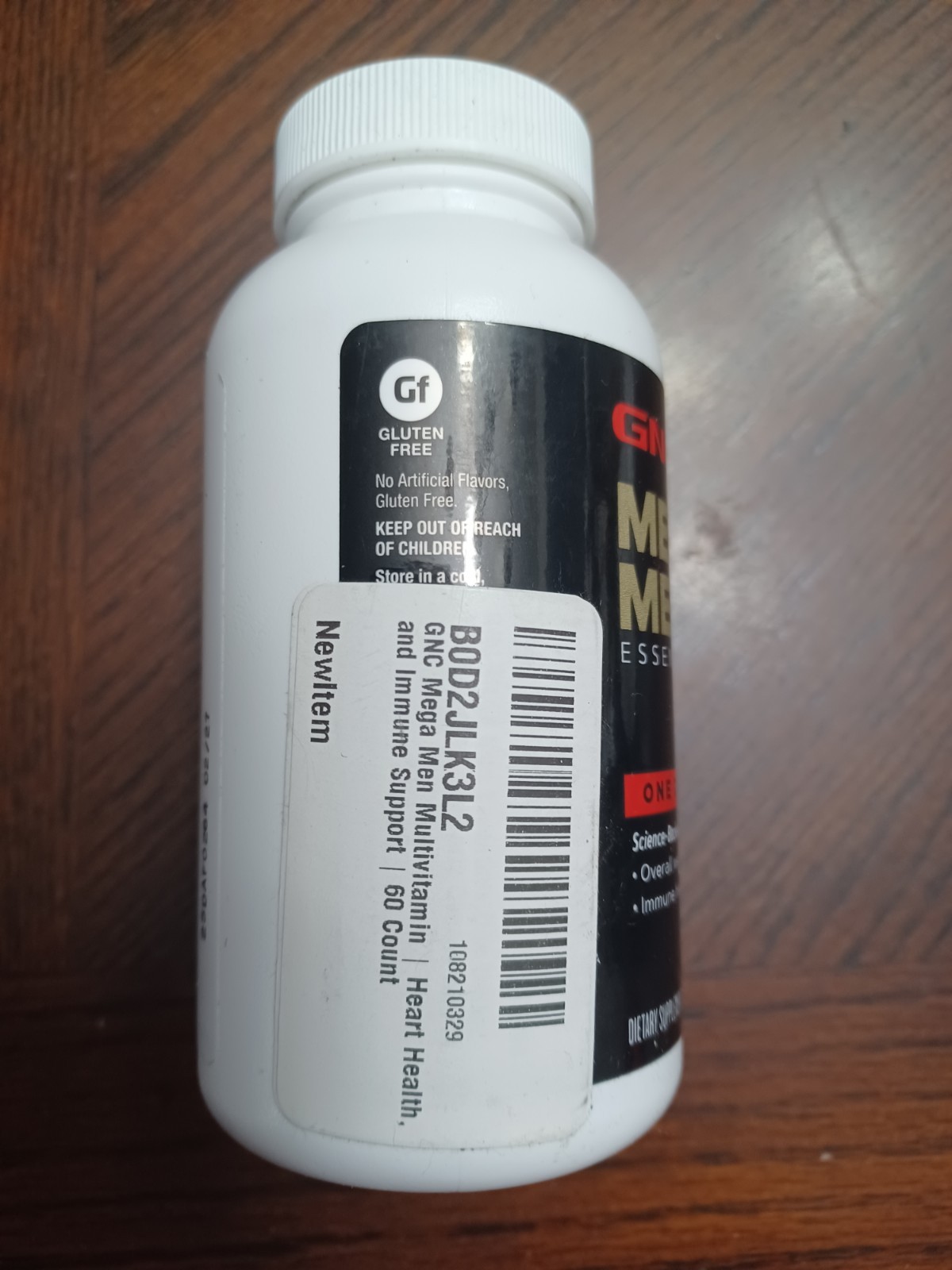 GNC Mega Men Essentials One Daily Multivitamin 60 Caplets Exp. 02/2027
