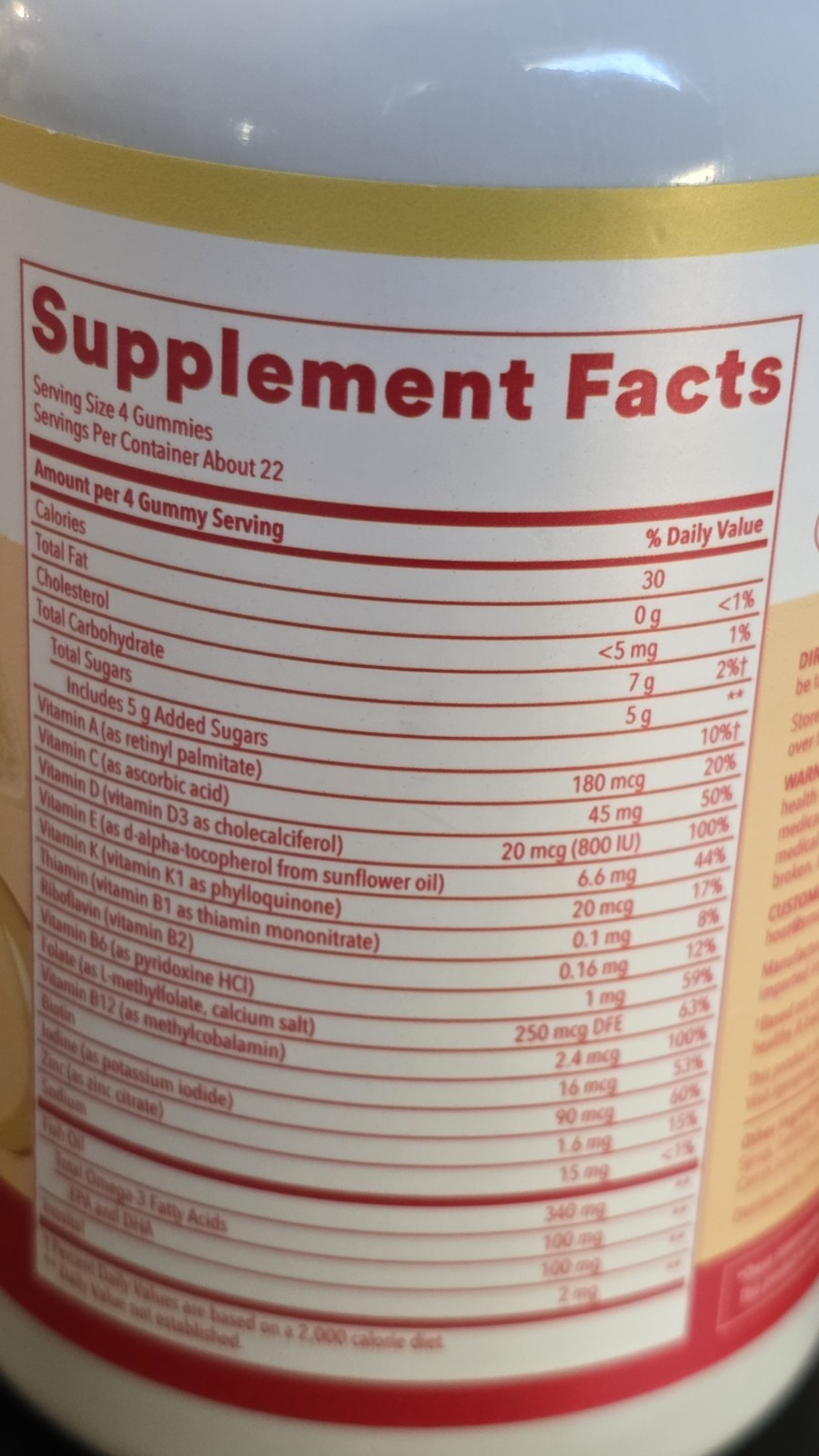 3 Pack Original SmartyPants Kids Multi & Omegas Dietary Supplement Made in USA