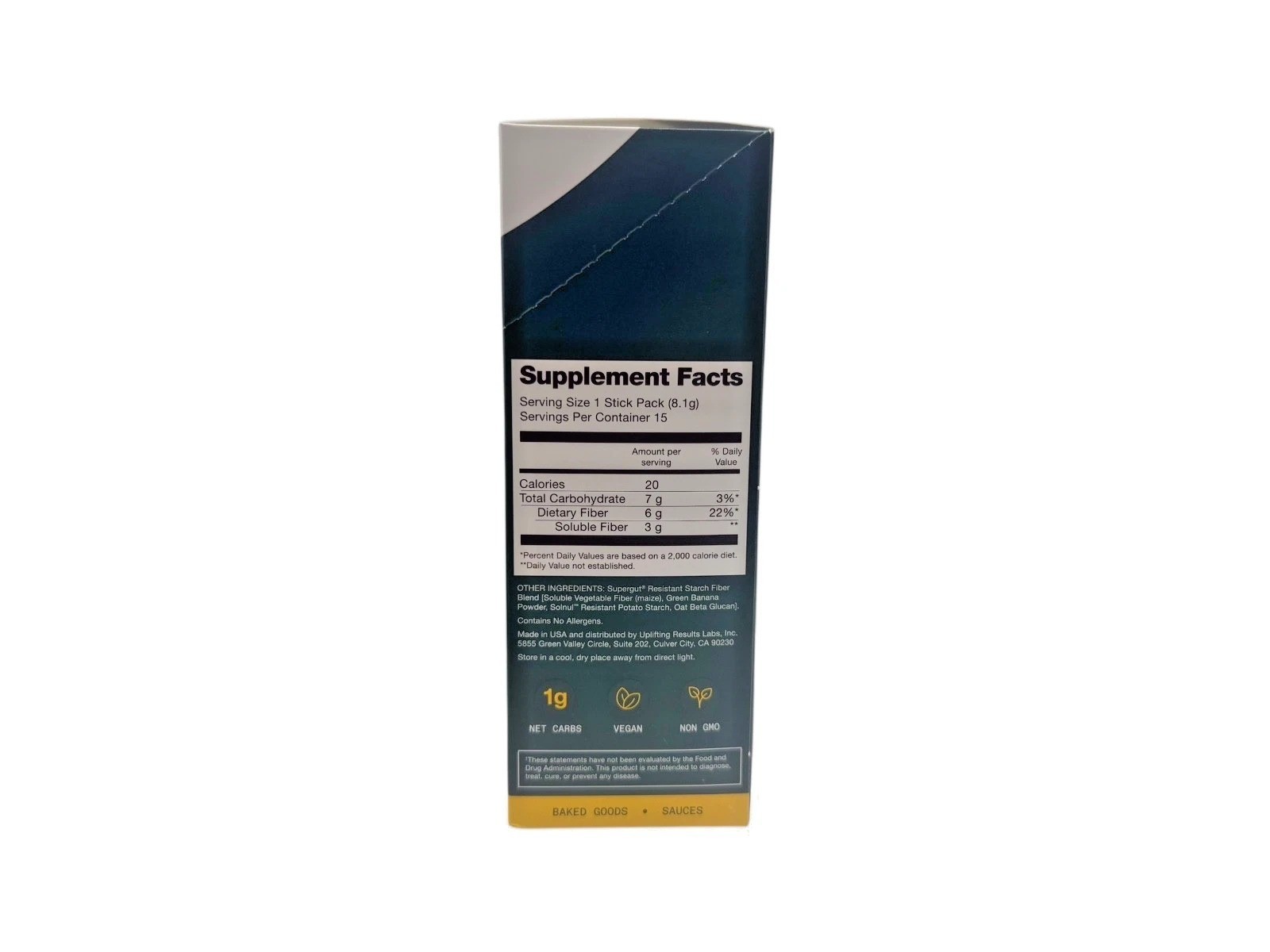 Supergut Prebiotic Fiber Mix Unflavored 15 Stick Packs Gut Health 01/27 Bin Deal