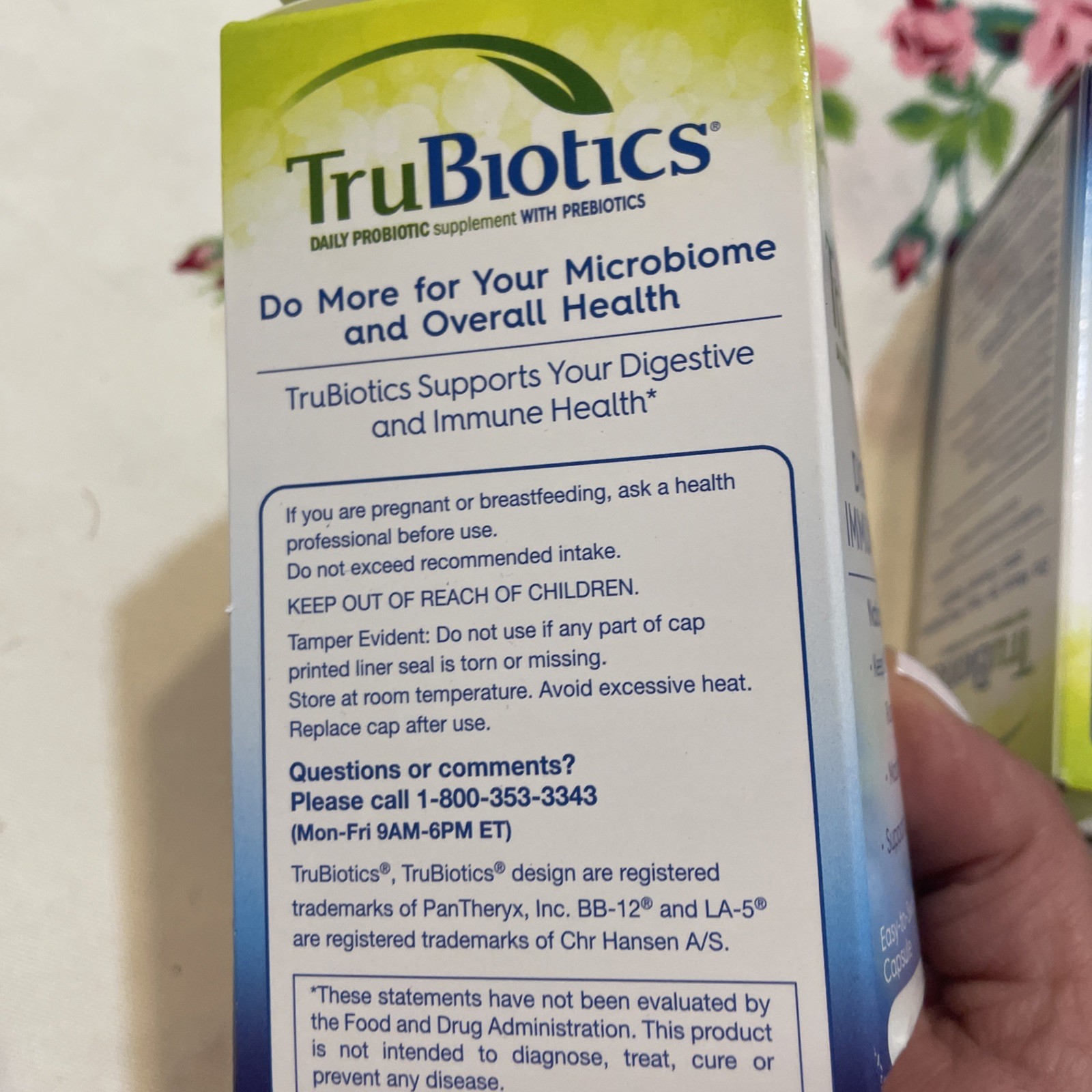 3~TruBiotics DIGESTIVE & IMMUNE HEALTH Daily Probiotic 30ea 2027 Sealed Dam Box