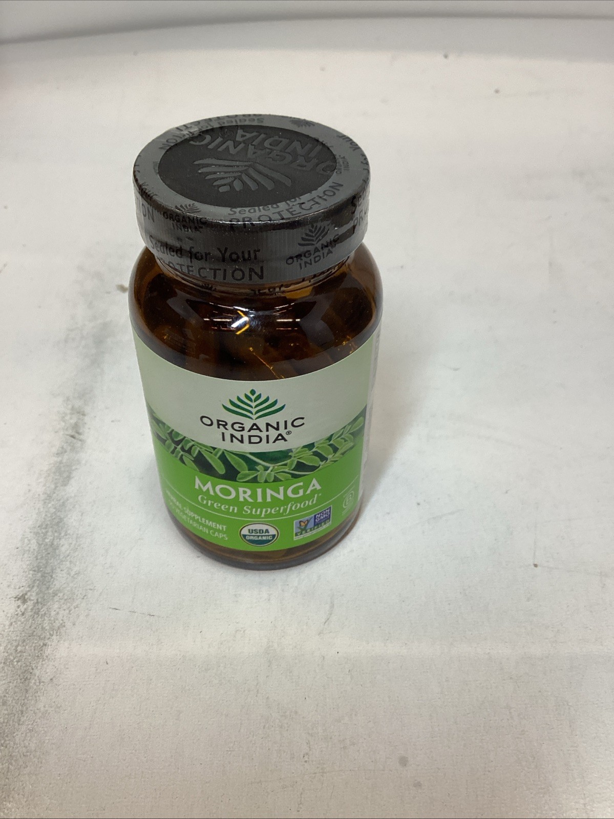 2x Organic India Moringa 90 Veggie Caps Gluten-Free Exp May2028