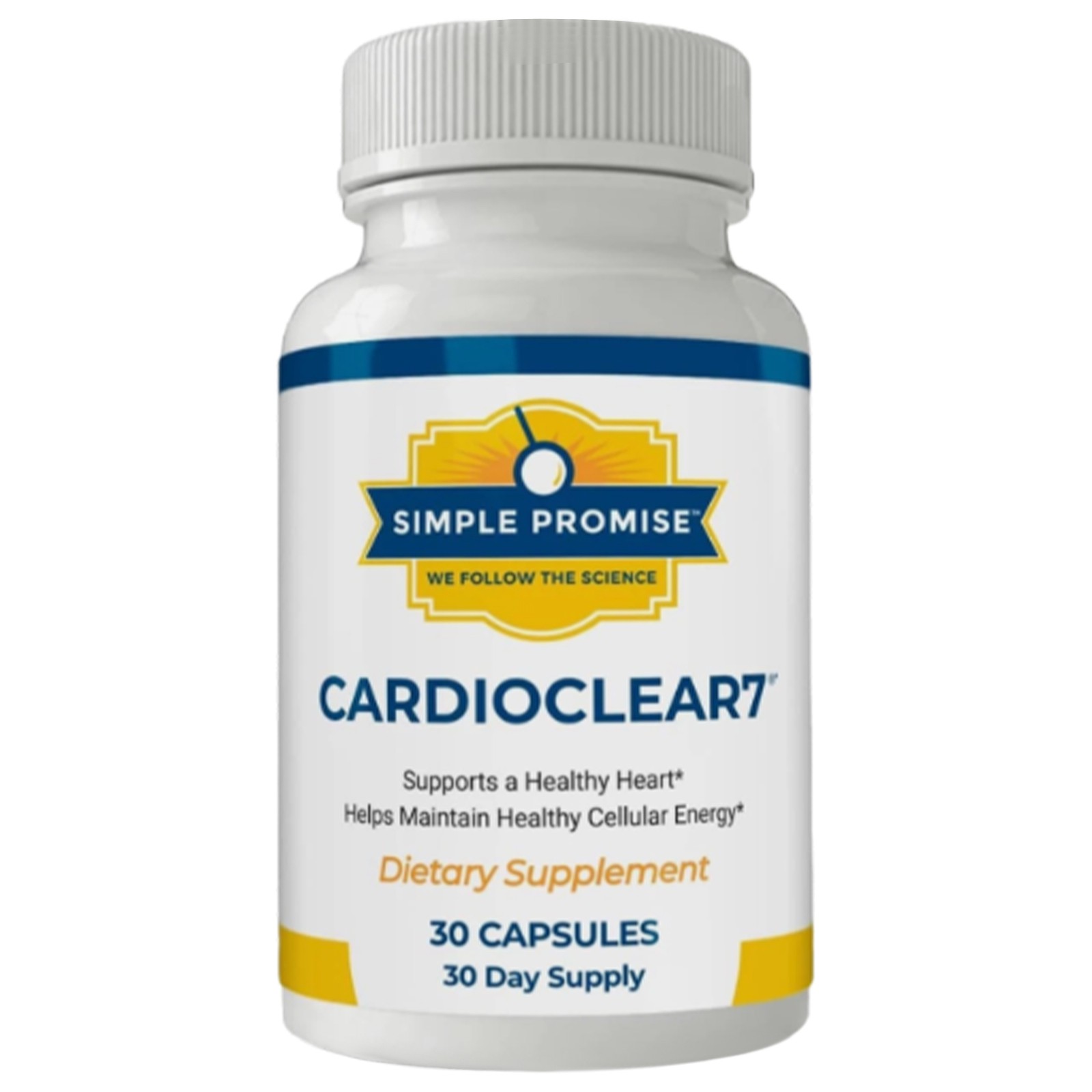 Daily CardioClear7 Heart Health , Circulation And Cellular Energy Support * 1 –